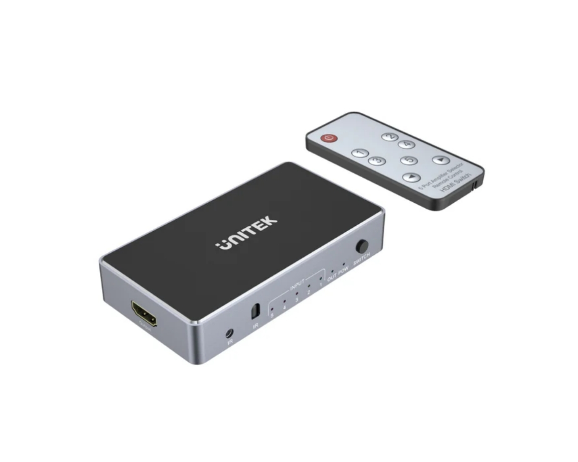 Unitek 4K HDMI Switch 5 Giriş 1 Çıkış (V1110A)