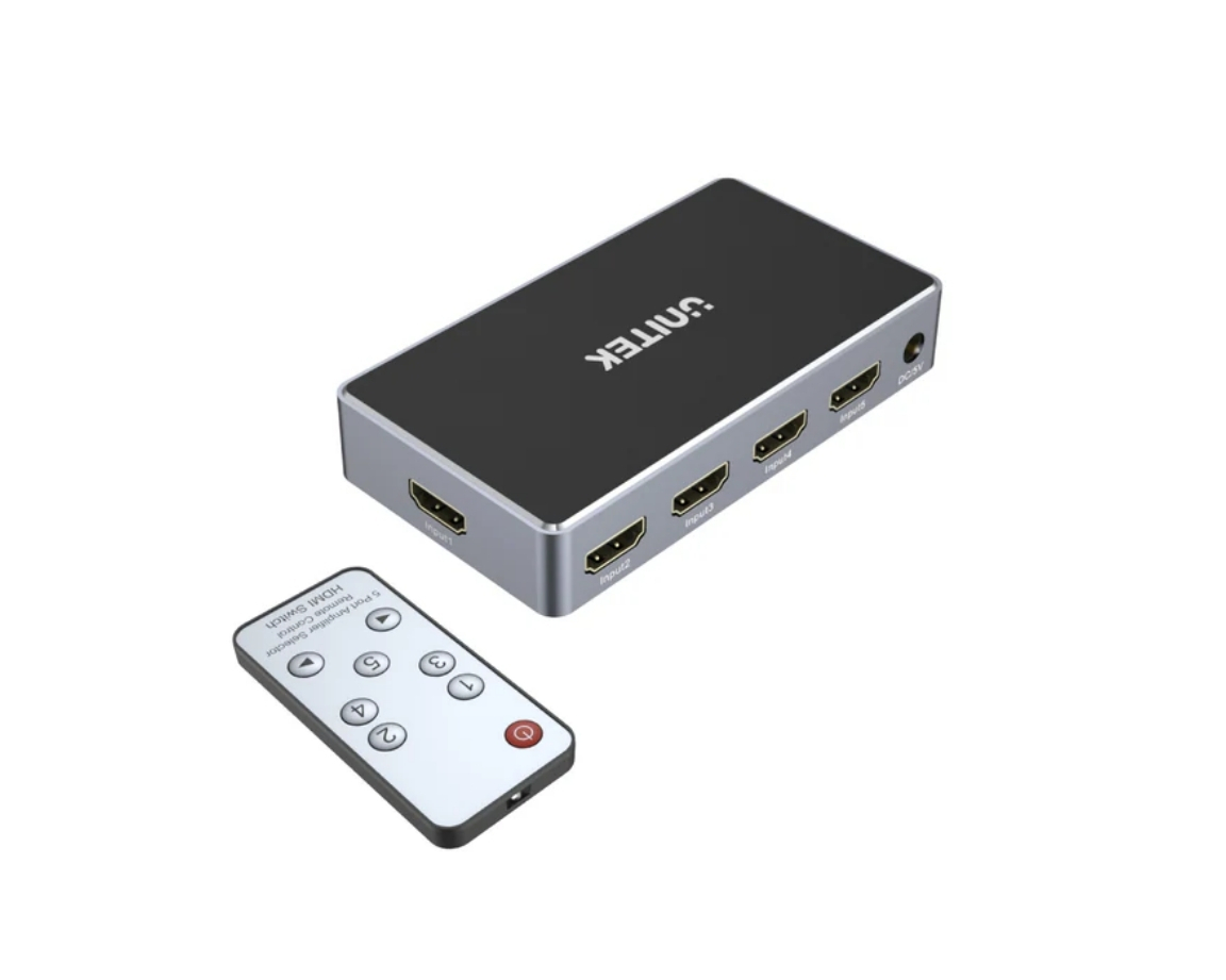 Unitek 4K HDMI Switch 5 Giriş 1 Çıkış (V1110A)