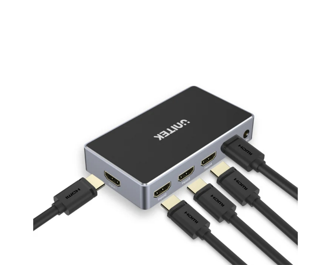 Unitek 4K HDMI Switch 5 Giriş 1 Çıkış (V1110A)