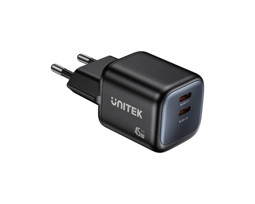 Unitek Zeno 45W GaN Şarj Cihazı (P1129ABK01-EU)