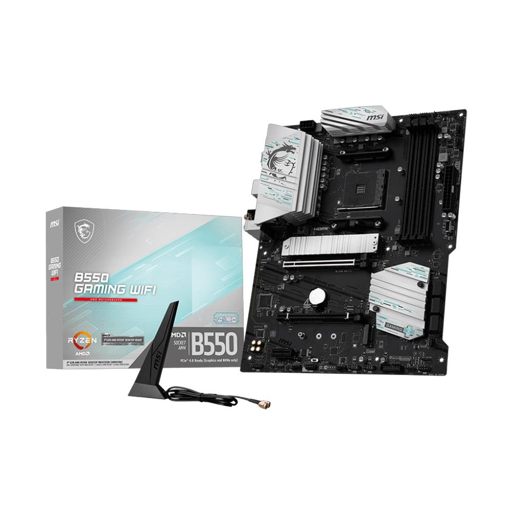MSI B550 GAMING WIFI AMD B550 Soket AM4 DDR4 4866(OC)Mhz ATX Gaming (Oyuncu) Anakart