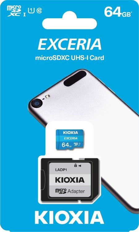 Kioxia Exceria LMEX1L064GG2 64GB MicroSD Hafıza Kartı