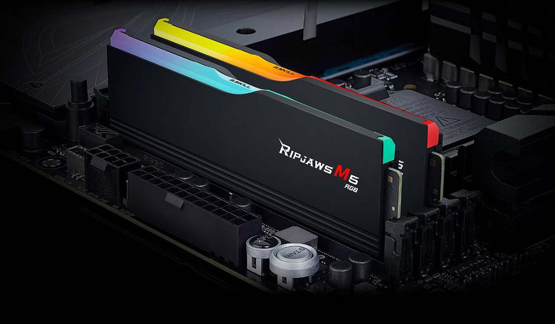 GSKILL Ripjaws M5 RGB 32 GB (2x16) 6400MHz CL36 DDR5 Gaming Ram