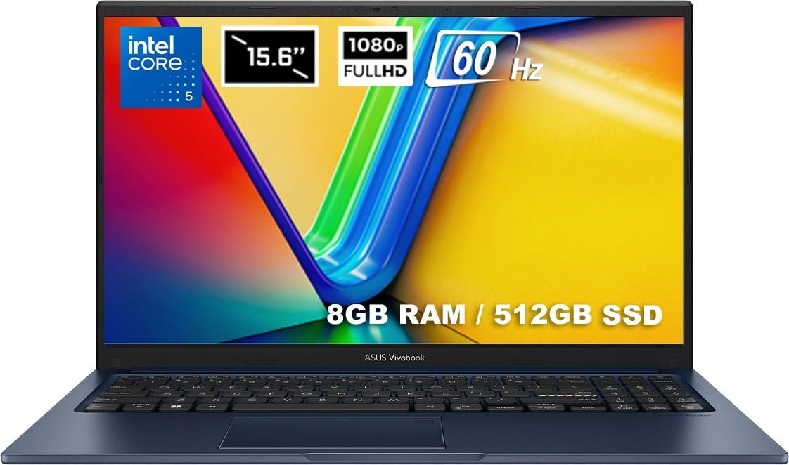 ASUS VIVOBOOK 15 X1504VA-BQ5386 CORE 5-120U 8GB RAM 512GB SSD 15.6″ FreeDOS Notebook