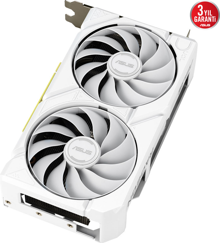 ASUS DUAL AMD Radeon RX 9060XT 16GB DUAL-RX9060XT-16G-WHITE GDDR6 128Bit DX12 Gaming Beyaz Ekran Kartı