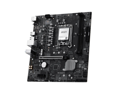 MSI PRO B860M-E Intel B860 Soket 1851 DDR5 6400+(OC)MHz ATX Gaming (Oyuncu) Anakart