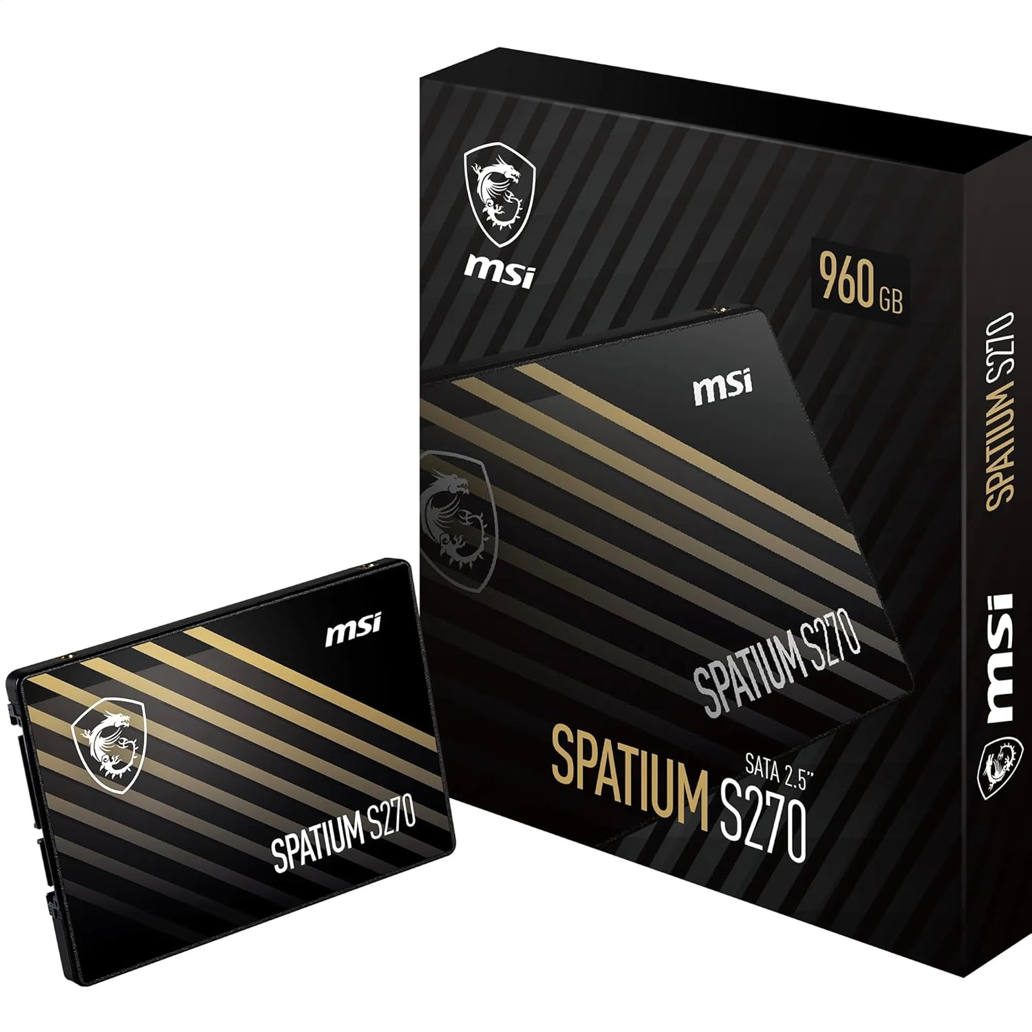 MSI SPATIUM S270 960GB 500-450 MB/s 2.5″ SATA3 SSD Disk