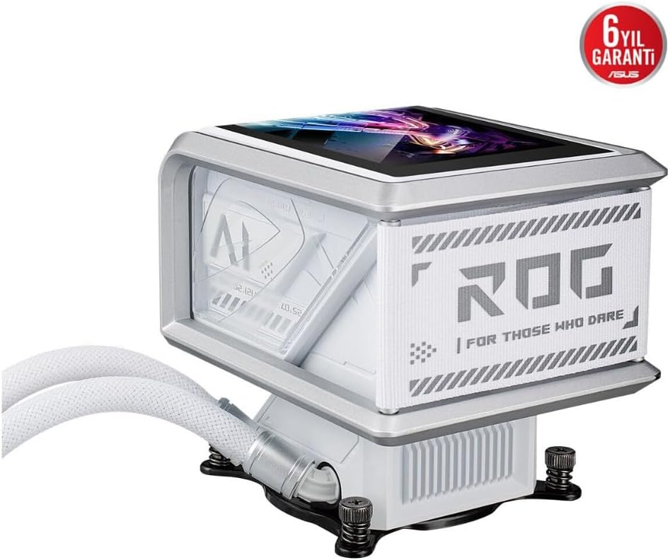 ASUS ROG RYUO IV SLC 360 ARGB 360mm Beyaz İşlemci Sıvı Soğutucu