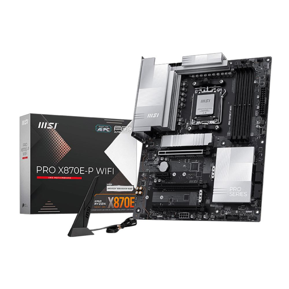 MSI PRO X870E-S EVO WIFI7 AM5 DDR5 8200+(OC)MHz Type-C  ATX Gaming Anakart