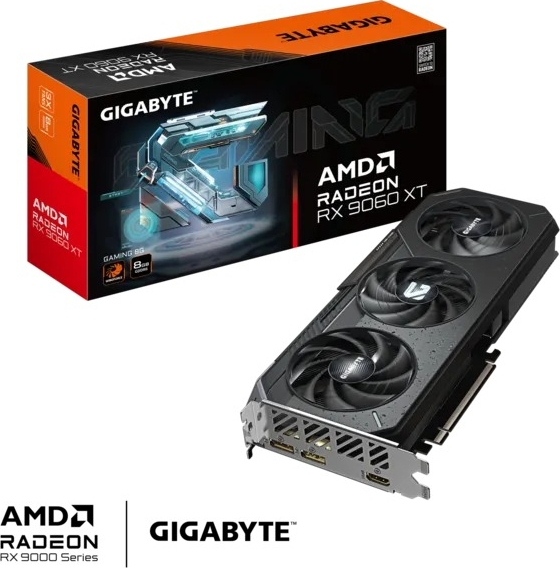 Gigabyte Radeon RX9060XT GAMING GV-R9060XTGAMING-8GD 8GB GDDR6 128Bit Gaming Ekran Kartı
