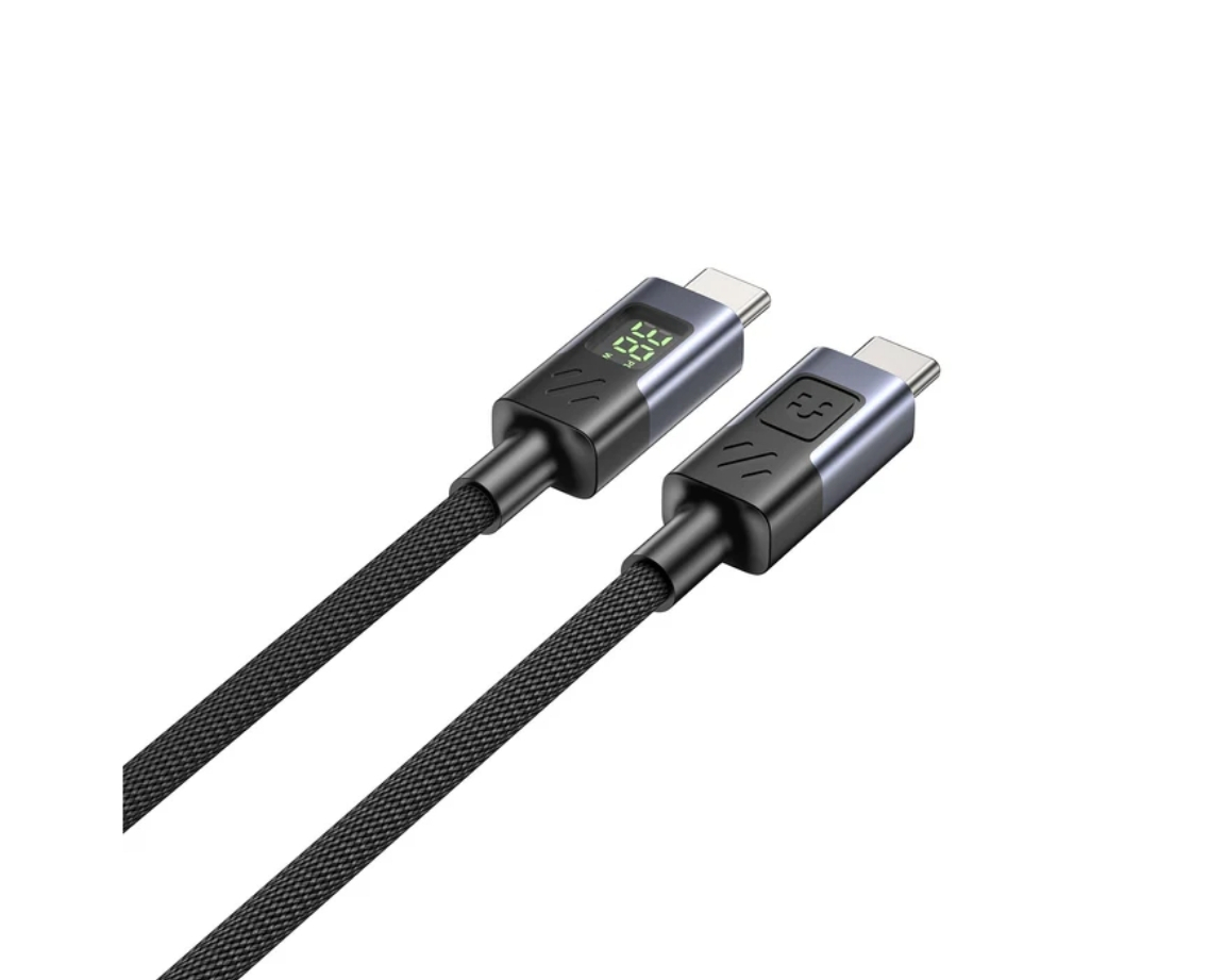 Unitek LED Ekranlı 60W USB-C Şarj Kablosu USB2.0 (C14158ABK01-1M)