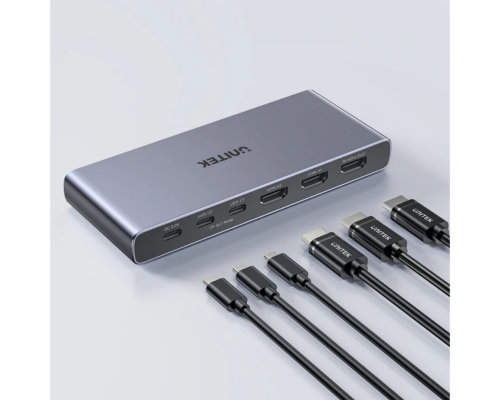 Unitek 4K HDMI/ USB-C Switch 4 Girişi 1 Çıkış (V1313AGY01-EU)