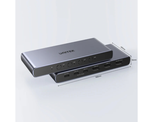 Unitek 4K HDMI/ USB-C Switch 4 Girişi 1 Çıkış (V1313AGY01-EU)