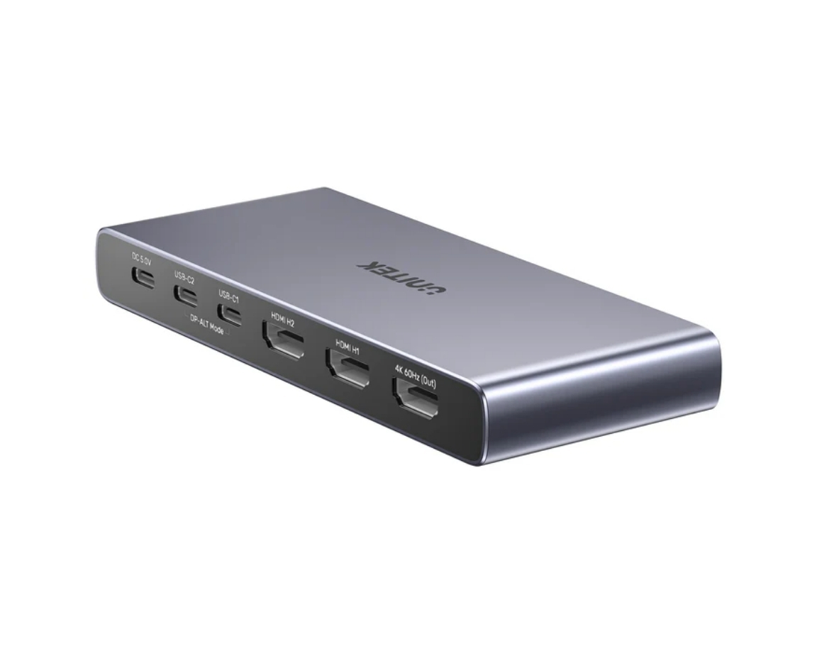 Unitek 4K HDMI/ USB-C Switch 4 Girişi 1 Çıkış (V1313AGY01-EU)