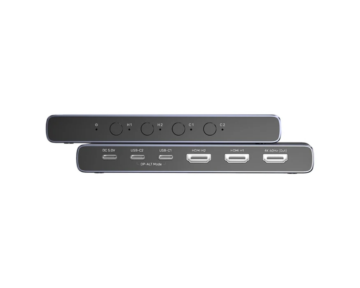 Unitek 4K HDMI/ USB-C Switch 4 Girişi 1 Çıkış (V1313AGY01-EU)