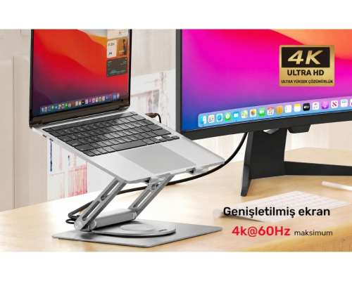 Unitek USB-C Dizüstü Bilgisayar Bağlantı İstasyonu ve Standı (D1109A)