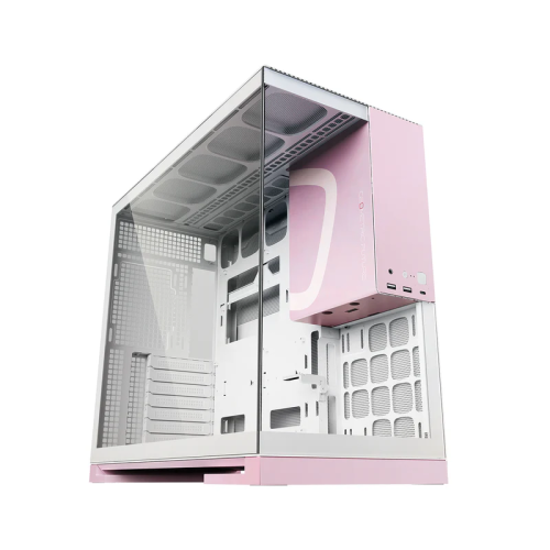 Geometric Future Model E-ATX Beyaz Pembe Gaming (Oyuncu) Kasa