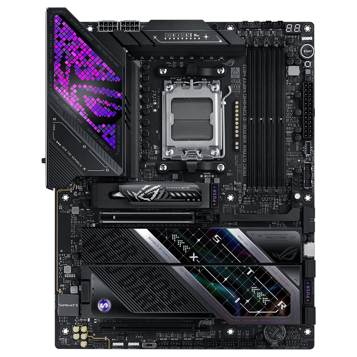ASUS ROG STRIX X870E-E GAMING WIFI7 NEO AMD X870 AM5 DDR5 9000 HDMI Gaming (Oyuncu) Anakart