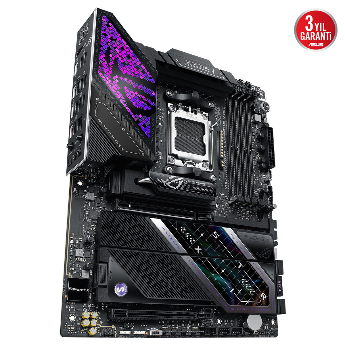ASUS ROG STRIX X870E-E GAMING WIFI7 NEO AMD X870 AM5 DDR5 9000 HDMI Gaming (Oyuncu) Anakart