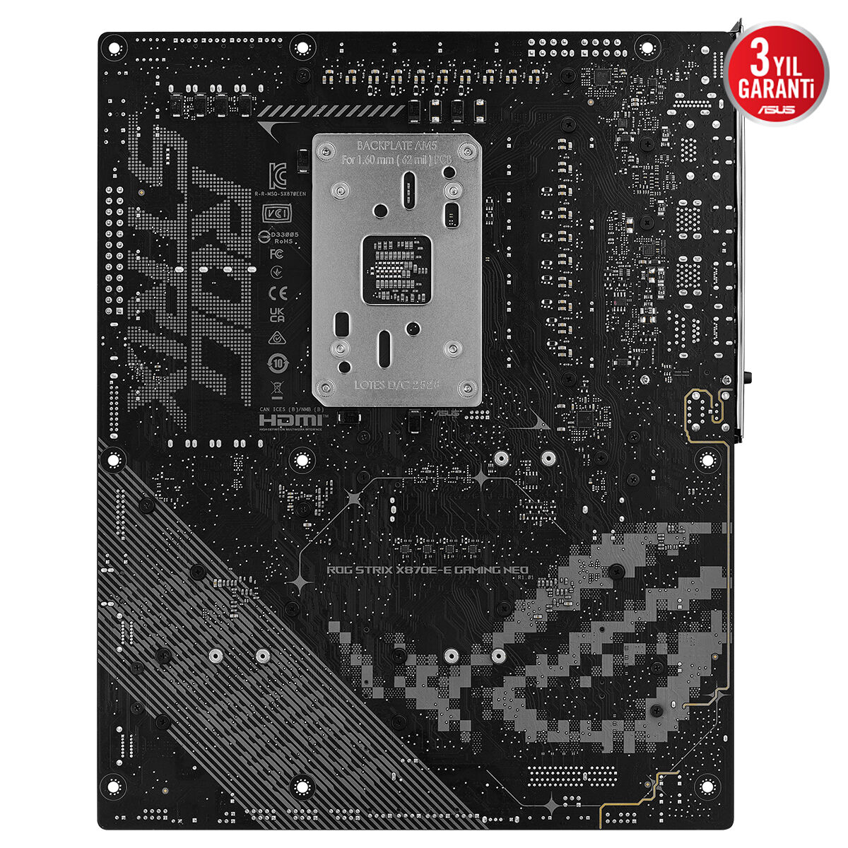 ASUS ROG STRIX X870E-E GAMING WIFI7 NEO AMD X870 AM5 DDR5 9000 HDMI Gaming (Oyuncu) Anakart