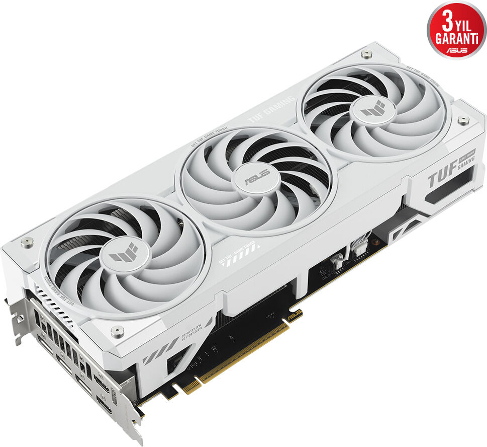 ASUS TUF Gaming GeForce RTX 5070 Ti 16GB OC White Edition TUF-RTX5070TI-O16G-WHITE-GAMING GDDR7 256 Bit Gaming Ekran Kartı