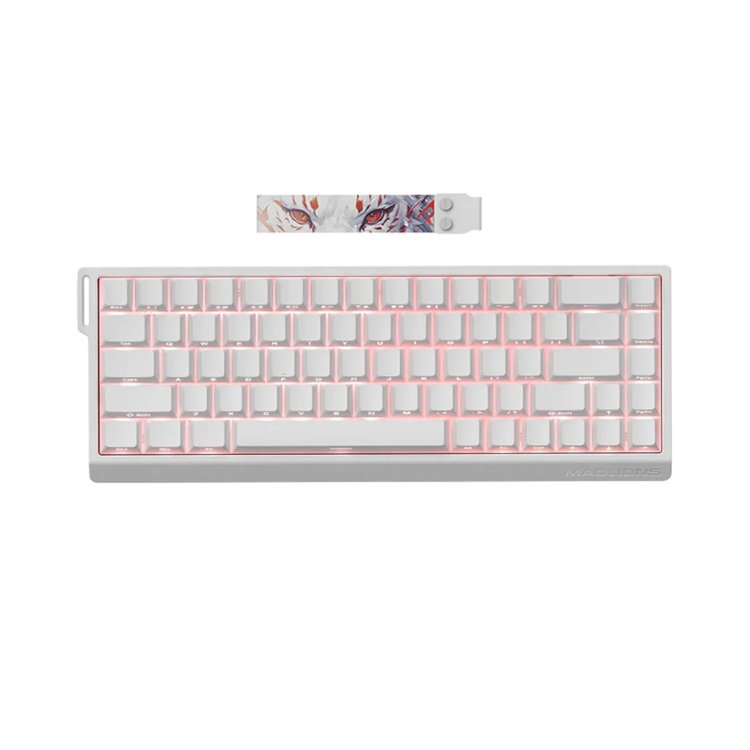 FGG Madlions MAD68 RGB Amber Pro Switch (Manyetik Switch / HE) Klavye Beyaz