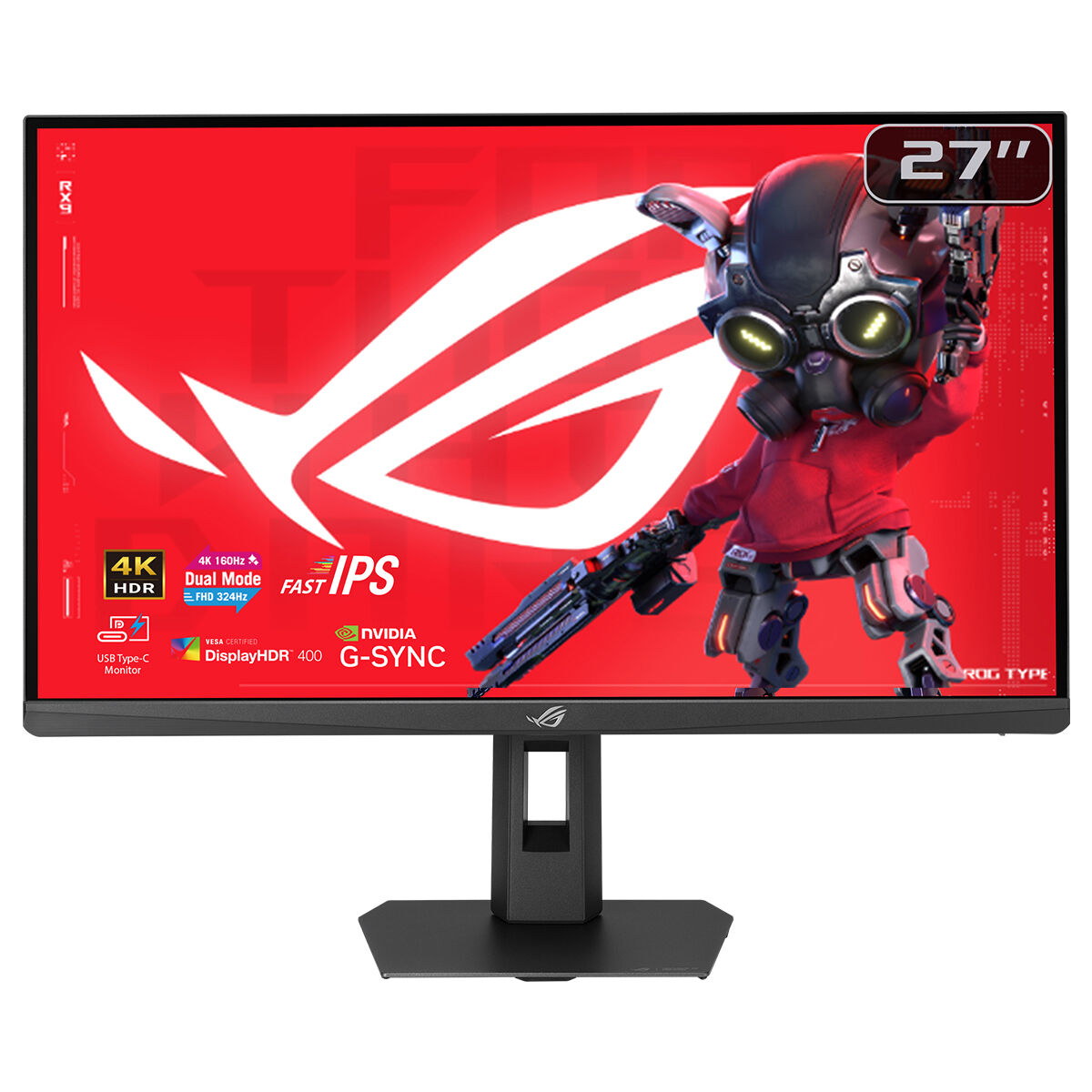 ASUS ROG STRIX XG27UCSR 27″  4K 160Hz | FHD 324Hz Dual Mode  0.03ms Pivot  FreeSync G-Sycn Uyumlu Fast IPS Gaming (Oyuncu) Monitör