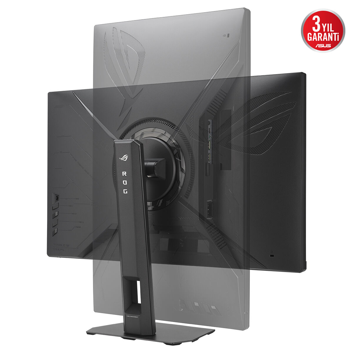 ASUS ROG STRIX XG27UCSR 27″  4K 160Hz | FHD 324Hz Dual Mode  0.03ms Pivot  FreeSync G-Sycn Uyumlu Fast IPS Gaming (Oyuncu) Monitör