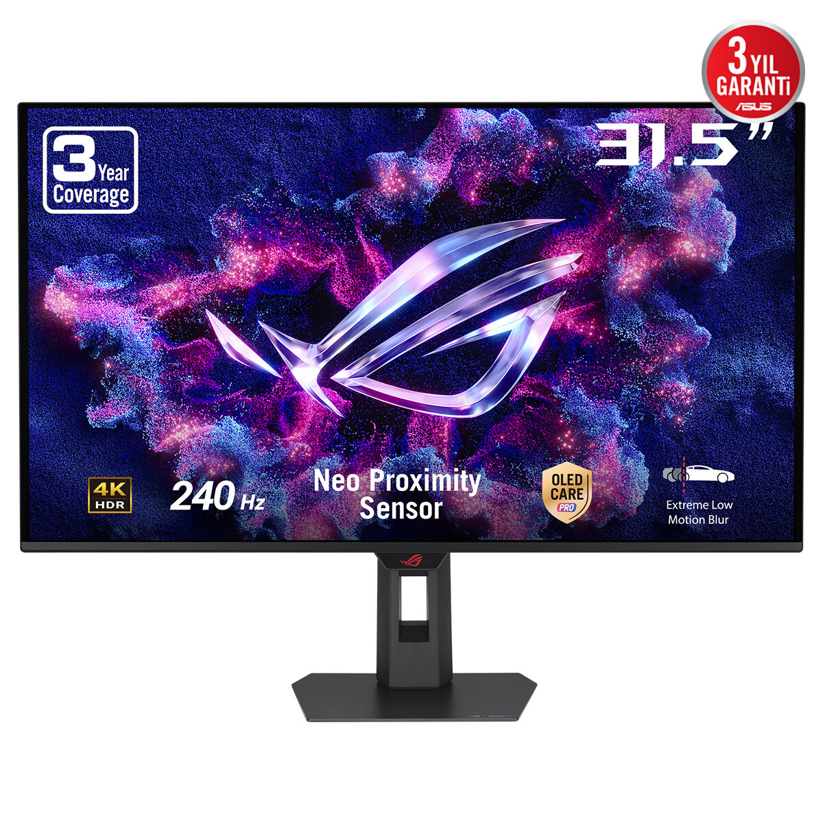 ASUS ROG STRIX XG32UQDMS 31.5″ 240Hz 0.03ms AdaptiveSync  VESA DisplayHDR 400 True Black 4K UHD QD-OLED  Gaming (Oyuncu) Monitör