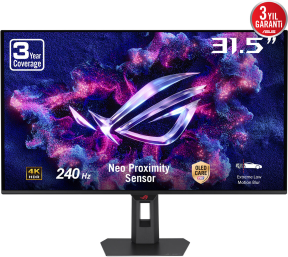 ASUS ROG STRIX XG32UQDMS 31.5″ 240Hz 0.03ms AdaptiveSync  VESA DisplayHDR 400 True Black 4K UHD QD-OLED  Gaming (Oyuncu) Monitör