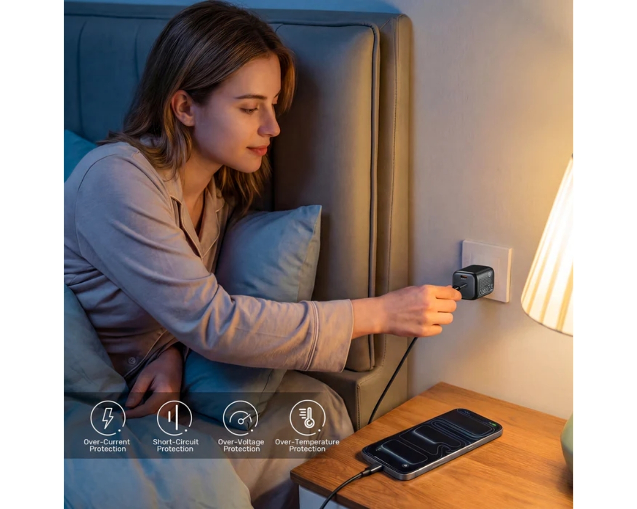 Unitek Zeno 45W GaN Şarj Cihazı (P1129ABK01-EU)
