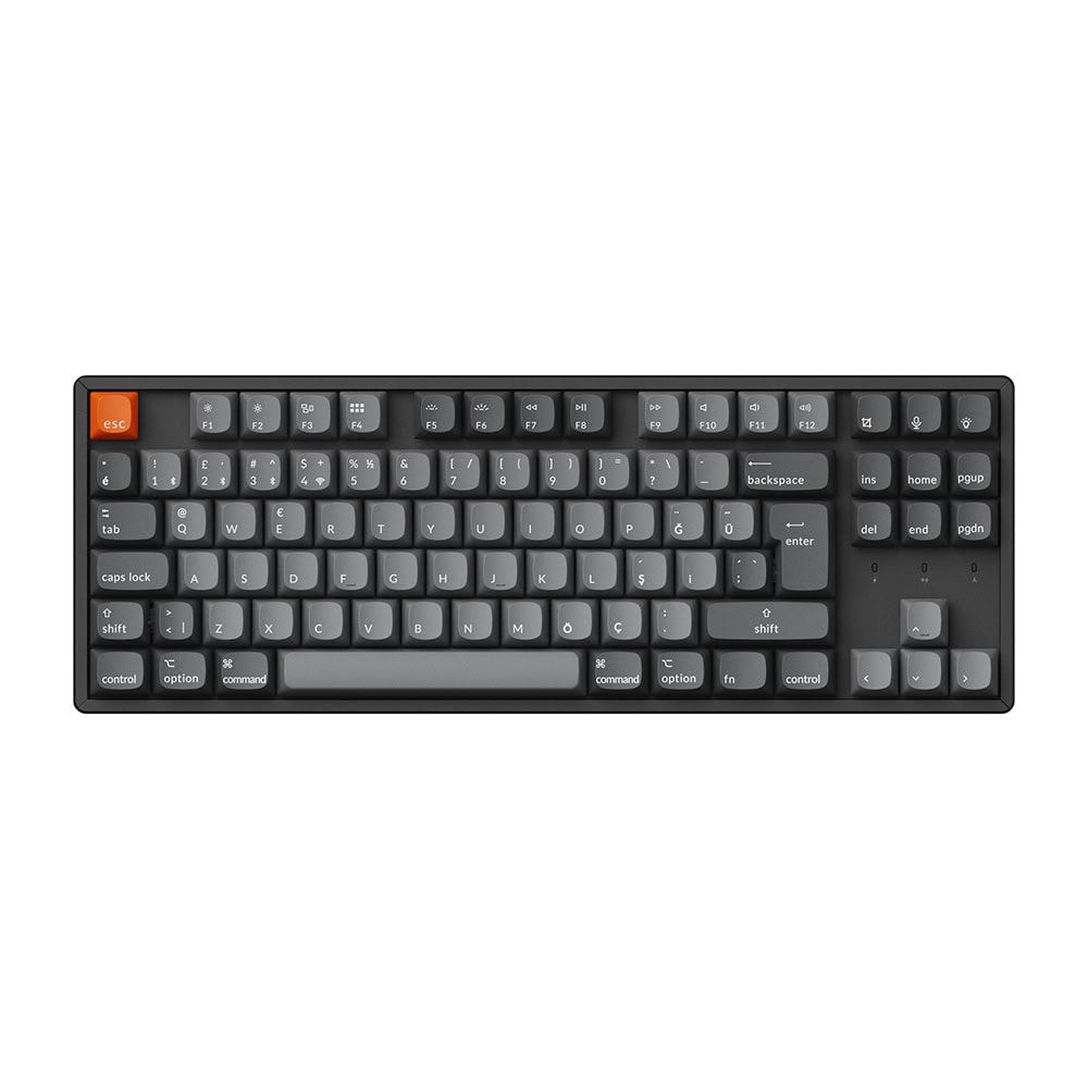 Keychron K8 Max %80 TKL RGB Red Switch K8M-J1-TR | Mekanik Klavye