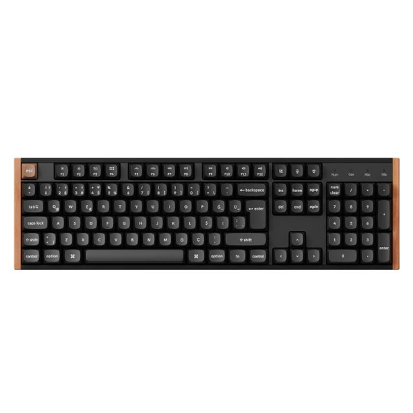Keychron K10 HE Special Edition Siyah K10H-F1-TR Manyetik Switch Hall Effect RGB Kablosuz Hotswap Türkçe Gaming Klavye 