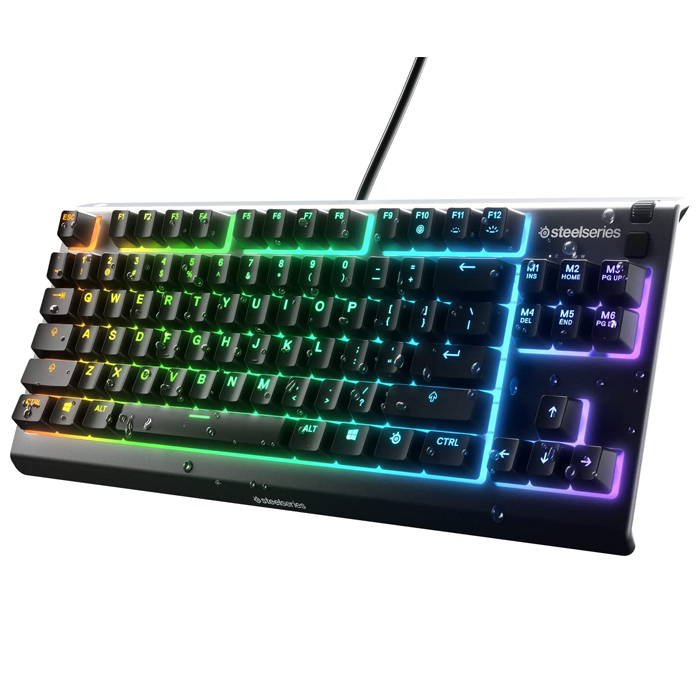 SteelSeries Apex 3 TKL SSK64818 TR Q RGB Membrane Kablolu Gaming (Oyuncu) Klavye
