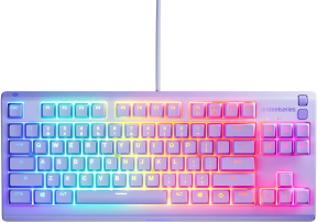 SteelSeries SSK64947 Apex 3 TKL TR Q RGB Membrane Kablolu Lavender Gaming (Oyuncu) Klavye