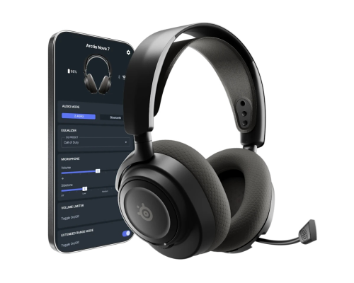 SteelSeries Arctis Nova 7P Gen 2 SSH61744 Kablolu/Kablosuz Gaming(Oyuncu) Siyah