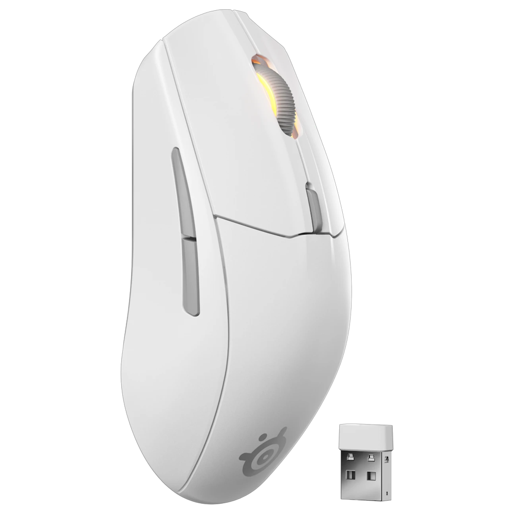 SteelSeries Rival 3 Gen 2 Kablosuz SSM62524 Optik 6 Tuş 8500DPI Beyaz Gaming (Oyuncu) Mouse