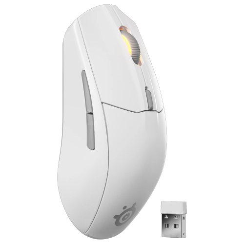 SteelSeries Rival 3 Gen 2 Kablosuz SSM62524 Optik 6 Tuş 8500DPI Beyaz Gaming (Oyuncu) Mouse
