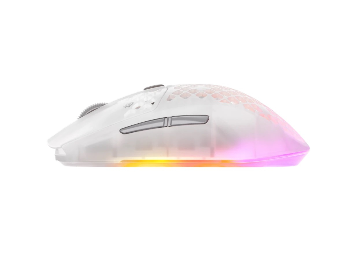 SteelSeries Aerox 3 WL Gen 2 Ghost SSM62715 26.000 DPI 6 Tuş RGB Optik Kablosuz Gaming (Oyuncu) Mouse