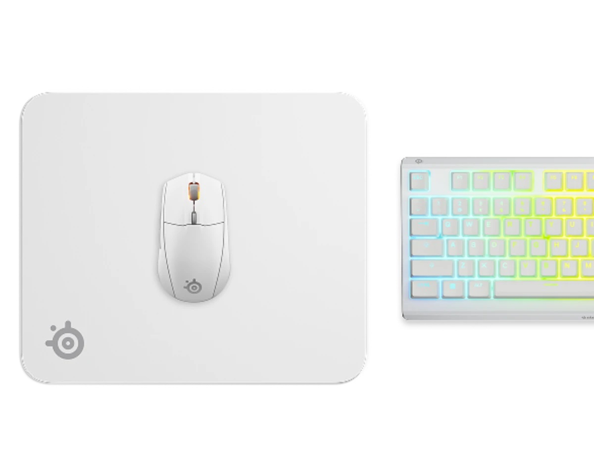 Steelseries QcK M SSMP63461 Beyaz Gaming Mousepad