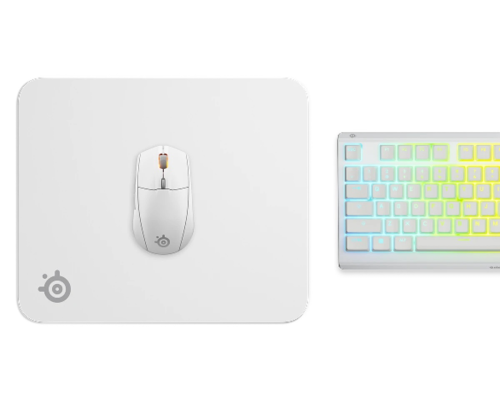 Steelseries QcK M SSMP63461 Beyaz Gaming Mousepad