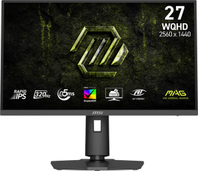 MSI MAG 274QPF X32 27″ 320Hz 0.5ms 2K AdaptiveSync HDR400 Pivot WQHD Rapid IPS Gaming Monitör