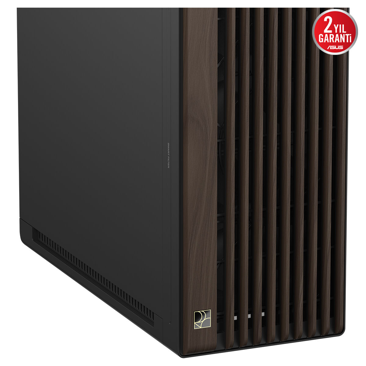 ASUS ProArt PA602 Walnut Wood Metal Modern Black Edition USB-C E-ATX Mid-Tower Gaming (Oyuncu) Kasası