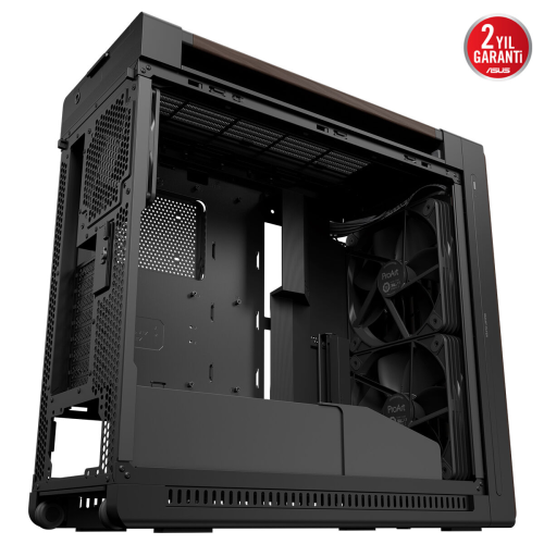 ASUS ProArt PA602 Walnut Wood Metal Modern Black Edition USB-C E-ATX Mid-Tower Gaming (Oyuncu) Kasası