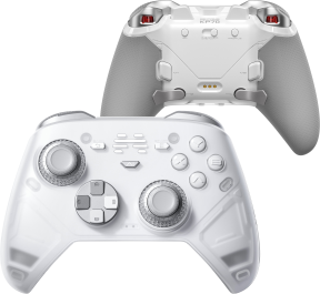 BEITONG KP70 Kapasitif Joystickli Kablosuz Beyaz Gamepad (2.4G, Bluetooth, Kablolu)