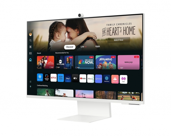 Samsung Odyssey M8 LS32DM801UUXUF 32″ 60Hz 4Ms 4K UHD Pivot Beyaz Smart Monitör