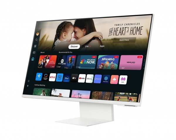 Samsung Odyssey M8 LS32DM801UUXUF 32″ 60Hz 4Ms 4K UHD Pivot Beyaz Smart Monitör