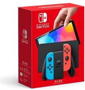 Nintendo Switch OLED Kırmızı-Mavi Oyun Konsolu - İthalatçı Firma Garantili