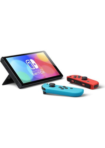 Nintendo Switch OLED Kırmızı-Mavi Oyun Konsolu - İthalatçı Firma Garantili