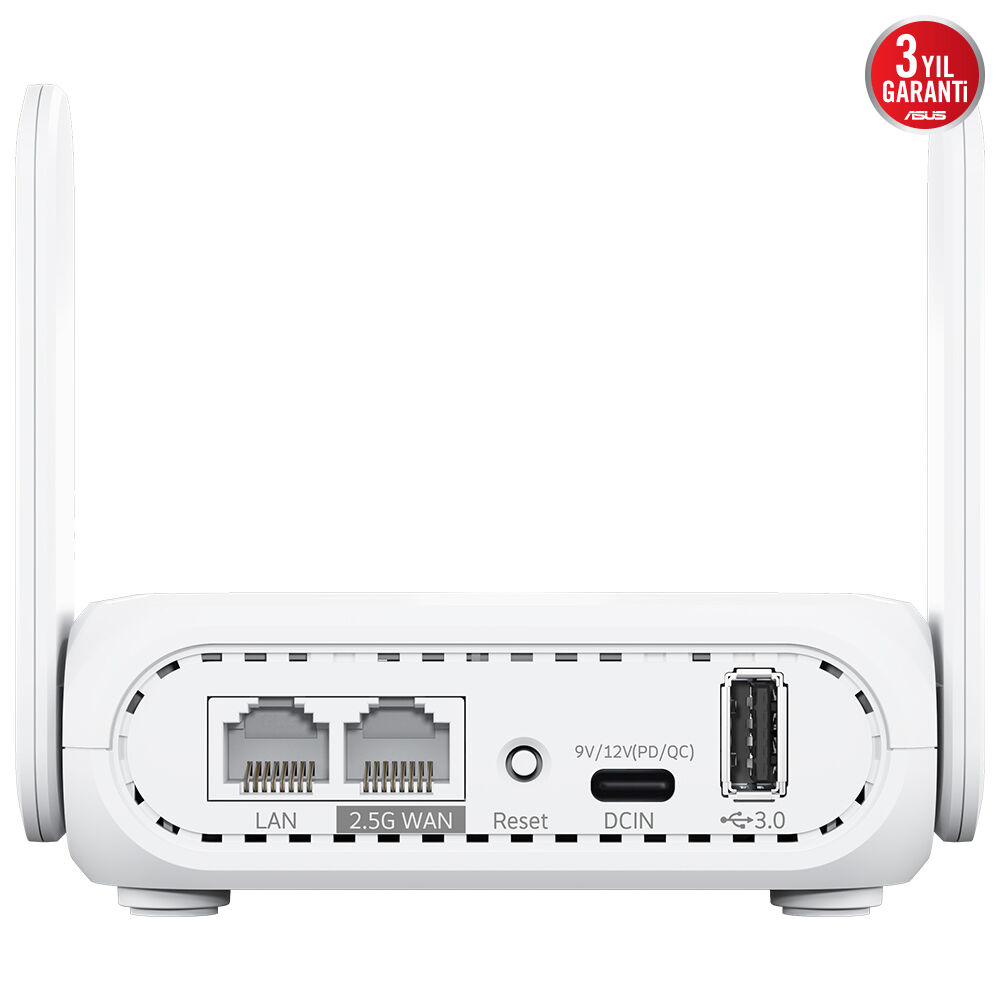 ASUS RT-BE58 GO WiFi7 BE3600 Dual-Band Mini Travel Router 